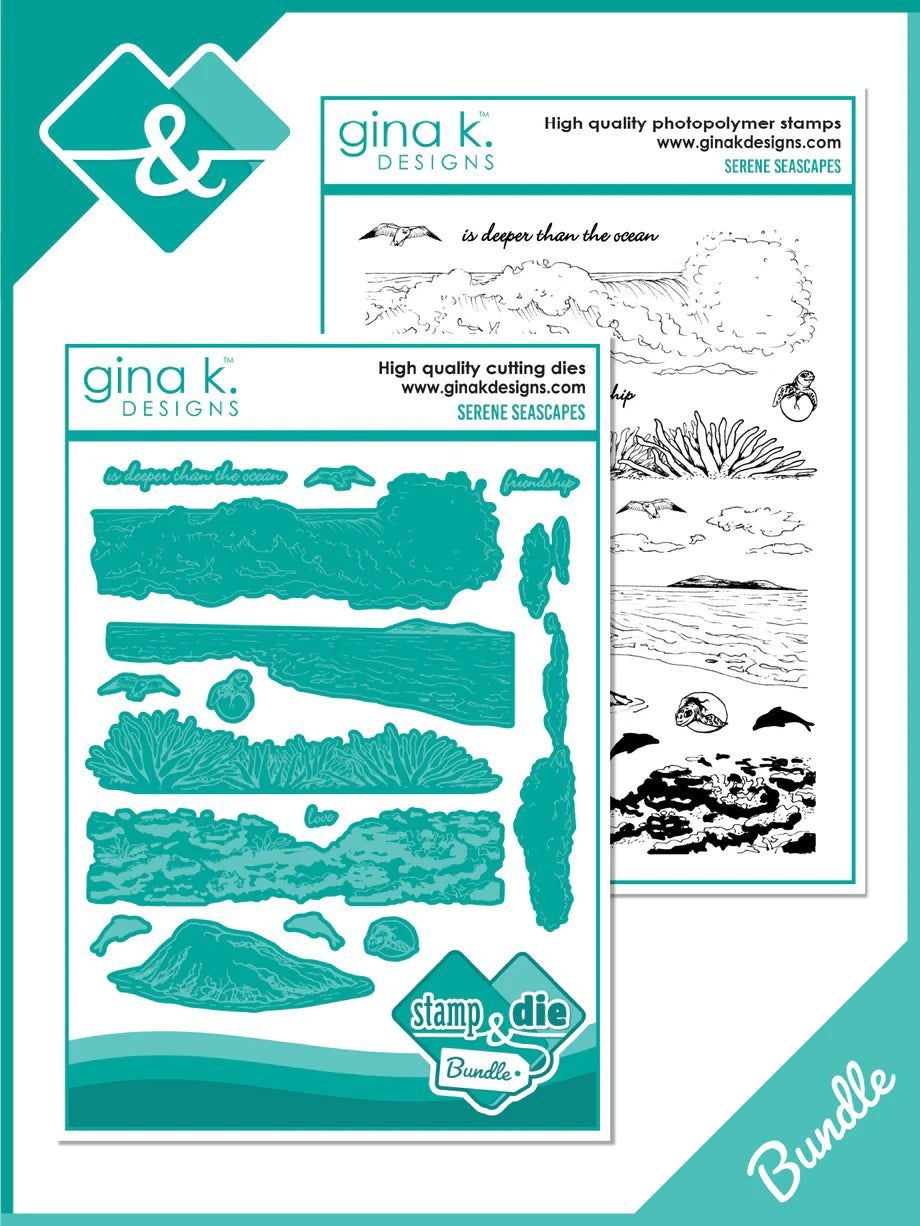 Serene Seascapes Stamp & Die Bundle