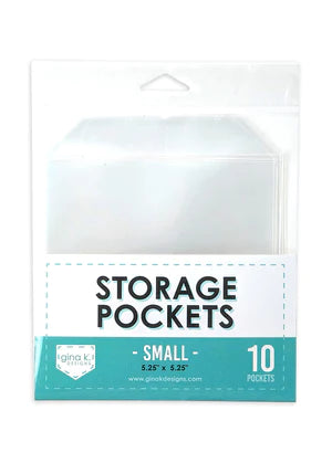 Small - Storage Pockets 5.25" x 5.25" - 10 pockets