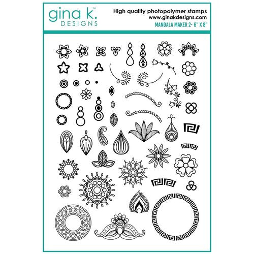 Mandala Maker 2 Stamp Set - Gina K