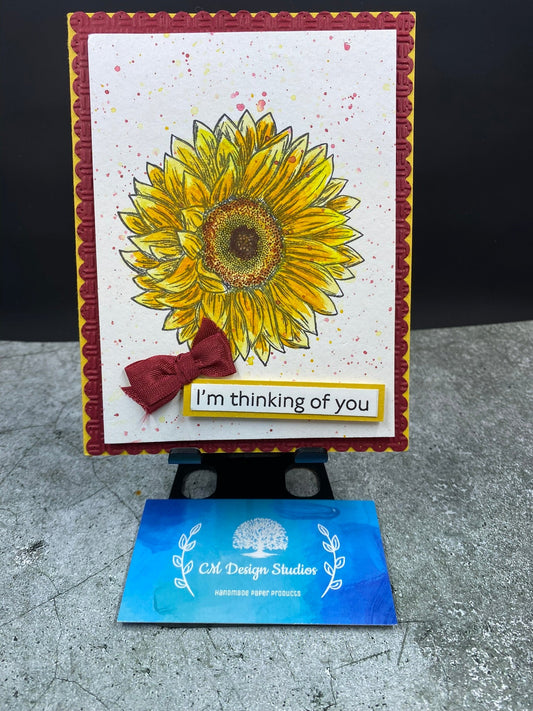 Thinking of You Sunflower Card