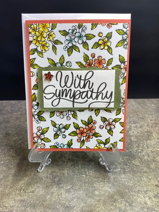 With Sympathy Card